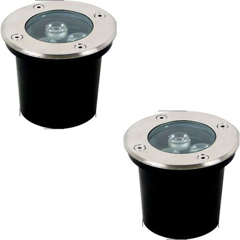 Stück Led-unterwasserleuchte – Wasserdichte Einbauleuchte, Ip67 Wasserdichte Niedervolt-gartenleuchte, 3-w-außen-einbaustrahler, Rasenweg- Und Terrassenbeleuchtung (farbe: Weiß)