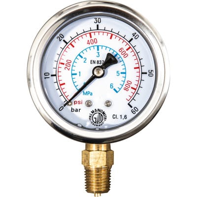 Manometer, 60 bar RD 1/4" x 63mm