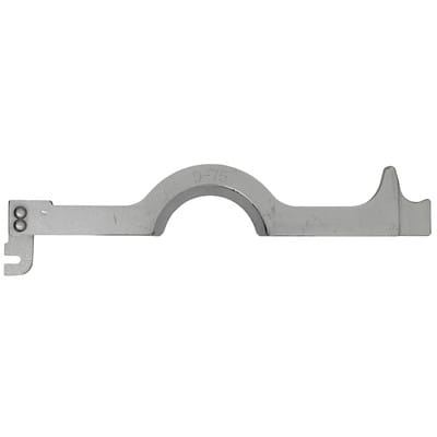 Spannbacke links ø75mm, 45°
