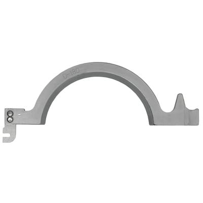 Spannbacke links ø180mm, 45°