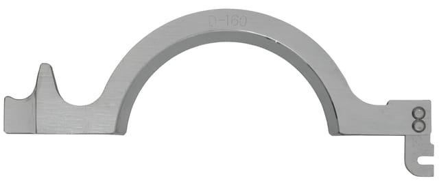 Spannbacke rechts ø160mm, 45°