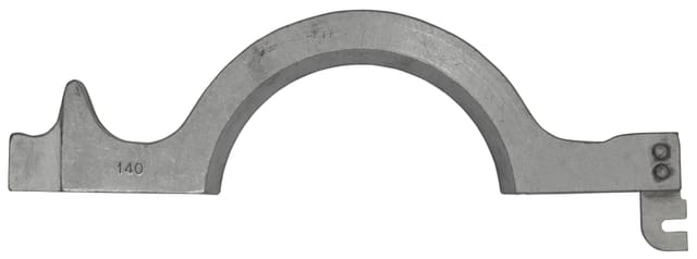 Spannbacke rechts ø140mm, 45°