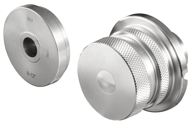 Nutrollen INOX 8 - 12", Paar