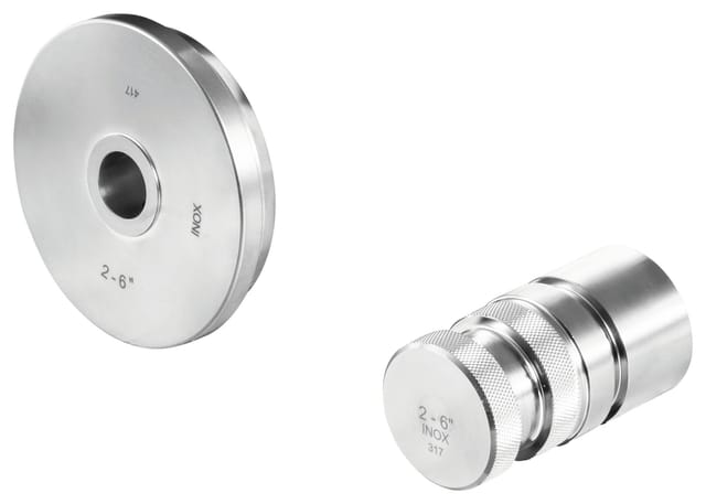 Nutrollen INOX 2 - 6", Paar