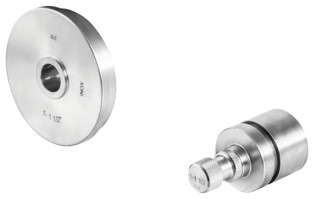 Nutrollen INOX 1"-1.1/2", Paar