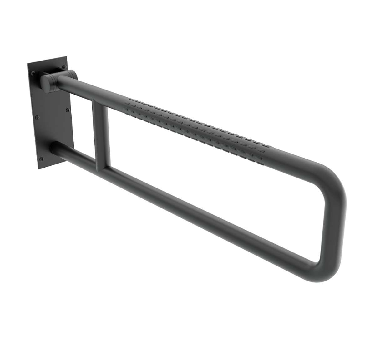 Nimco Asistent - Haltegriff, Länge 80 Cm, Klappbar, Mattschwarz Bmsc 9080-90