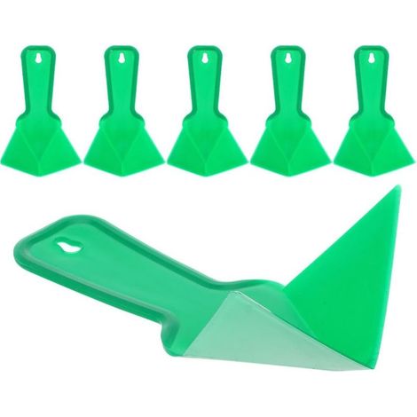 6-teiliges Set Aus Pvc-kunststoff-spachteln Für Innen- Und Außenecken, Ergonomische Fliesenkelle Zum Glätten, Für Heimwerkerarbeiten Und Verputzarbeiten