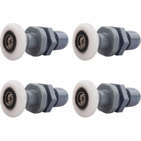(19 Mm) Duschkabinenrollen, 4-teiliges Messing-rollenset Für Schiebetüren Aus Glas (ersatzteil)