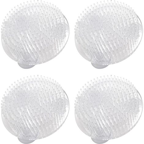 Set Mit 4 Runden, Transparenten Kunststoffblumen Mit 3 Saugnäpfen, Perfekt Für Zuhause Und Küche, Igel