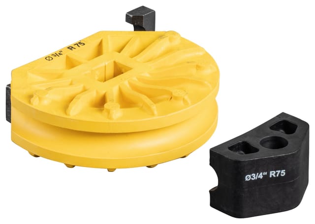 Biegesegment +Gleitstück ø3/4" R75