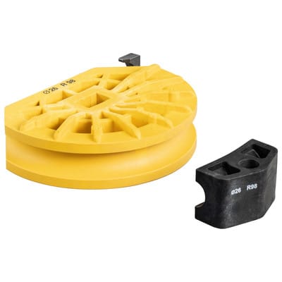 Biegesegment +Gleitstück ø26 R98