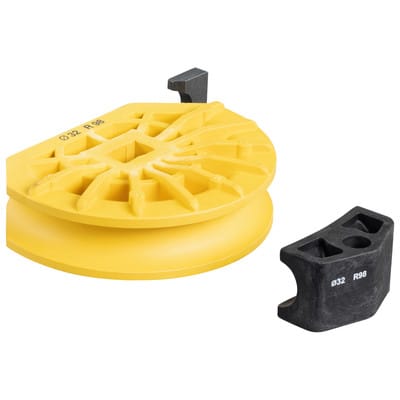 Biegesegment +Gleitstück ø32 R98