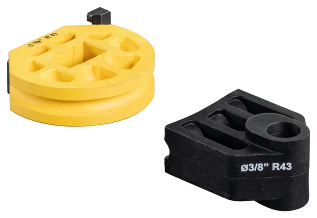 Biegesegment +Gleitstück ø3/8" R43