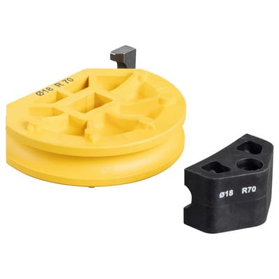 Biegesegment +Gleitstück ø18 R70