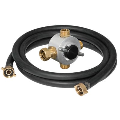 Umsteuerventil Flussrichtung komplett mit EPDM-Schlauch T100
