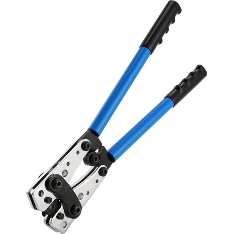 Pince A Sertir Cosse Electrique, Pince À Sertir Professionnelle, Outil De Sertissage Sertisseuse, Crimping Tool, Crimpzange, Zum Sertir Les Câbles De 6 Bis 50 Mm² (10-1/0awg)