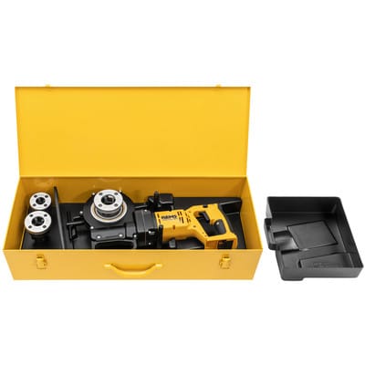 Gewindeschneidkluppe Akku-Amigo 22V SetP R1/2"-3/4"-1