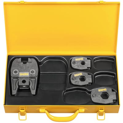 Pressring Set 45 Set TH 16-20-26 + Zwischenzange Z1 im Stahlblechkasten