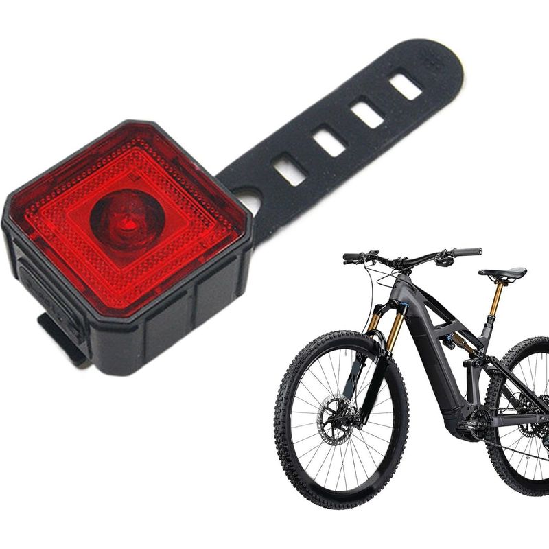 Fahrradbeleuchtung, Usb-wiederaufladbare Fahrradlampen, 3,5 X 3,5 Cm, Wasserdichtes Set Für Vorder- Und Rücklicht, 3-modus-led-beleuchtung Für Rennräder Und Mountainbikes