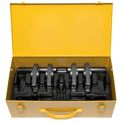 Stahlblechkasten mit Einlage Mini-Press Presszangen