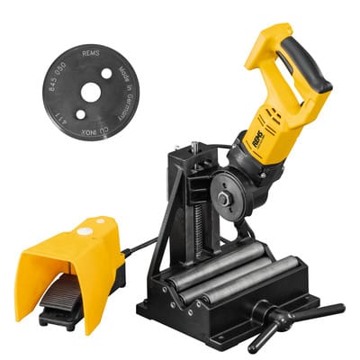 Akku-Rohrtrennmaschine Cento 22V BasicPack mit Fußschalter