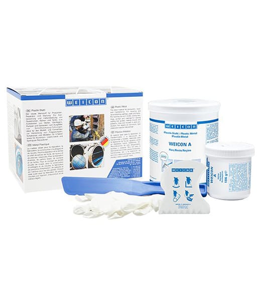 A | stahlgefülltes Epoxidharz-System für Reparatur und Spaltausgleich DNV-zertifiziert | 2 kg | dunkelgrau