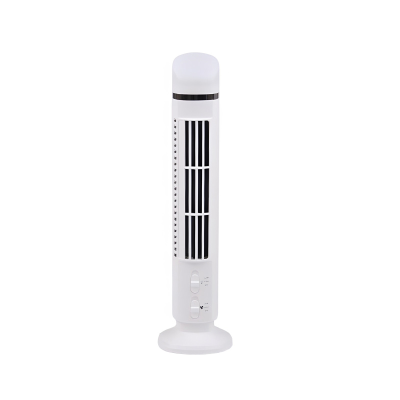 Leiser 38-cm-turmventilator – 360°-drehung – 2 Geschwindigkeitsstufen – Kompakt Für Kleine Räume – Ideal Für Schlafzimmer Und Büros