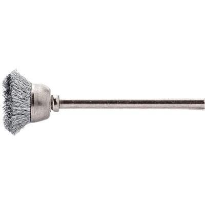 Miniatur-Topfbürste Edelstahl gewellt 18 x 0,1mm