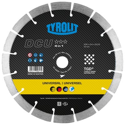 Diamanttrennscheibe DCU TGD® ø230 x 2,4 x 22,23mm PREMIUM