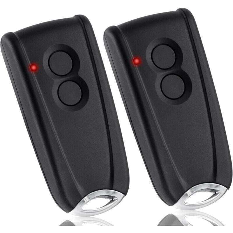 Émetteur Télécommande Porte De Garage 433,92 Mhz Compatible Rsc2 Rse2 Rsz1 – Lot De 2 Pour Système Automatique