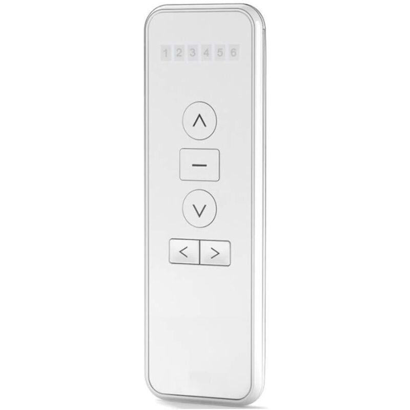 Télécommande Sans Fil 6 Canaux Rf 433,92 Mhz Pour Stores Électriques – Compatible Avec Moteurs Somfy Et Autres Marques