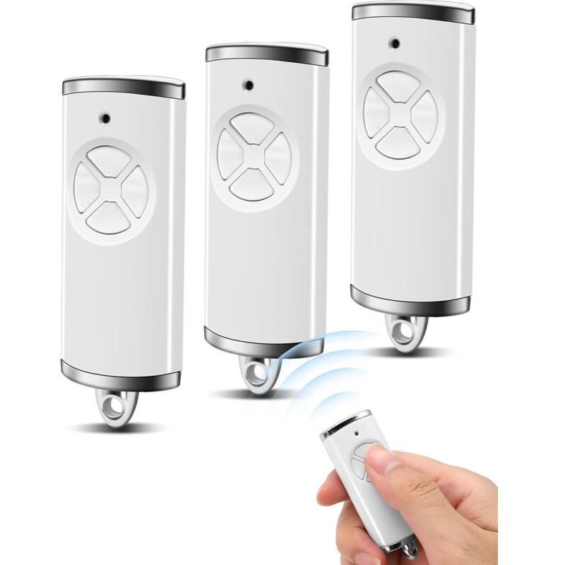 Télécommande Portail 868 Mhz 4 Canaux Avec Code Roulant Pour Automatismes Tubauto – Alimentée Par Piles