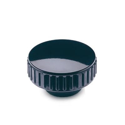 530-40-M10 Rändelmuttern, Duroplast, Buchse Messing