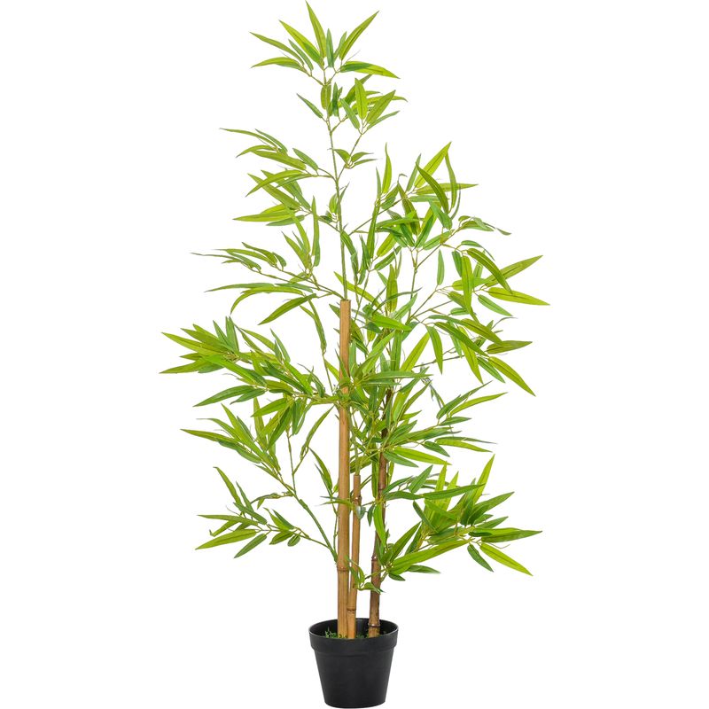 Künstlicher Bambus, Dekorative Pflanze 120 Cm, Realistische Baumdekoration Für Den Innenbereich