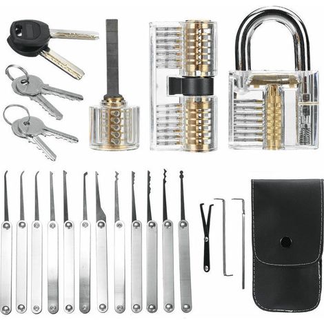 Schlossknacker-set, Schlosserwerkzeug-set, Praktischer Dietrich, Schlüsselentferner, Vorhängeschloss, Schlossknacker-set Mit Tragetasche Für Kinder, Profi-einsteiger