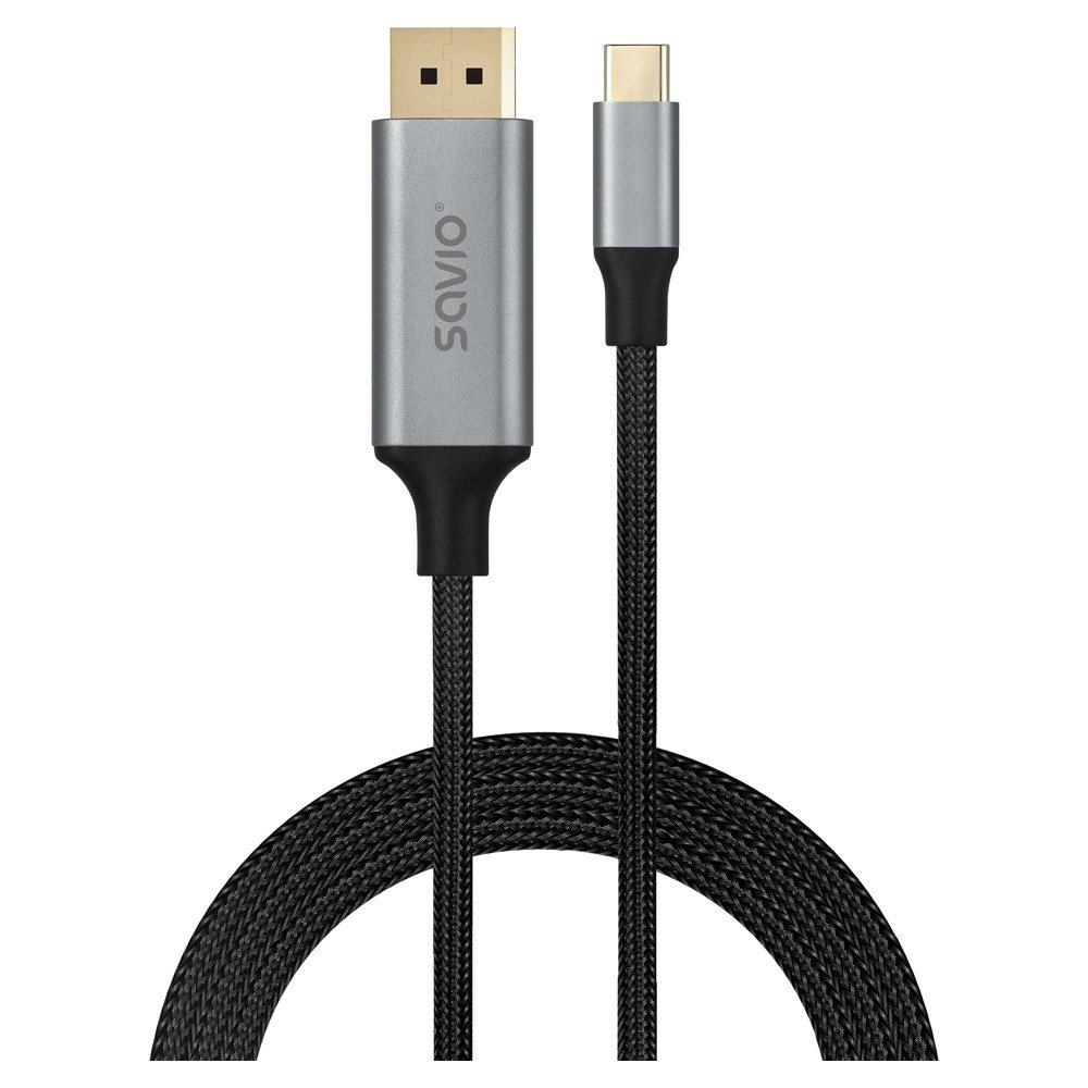 Savio Cl-208 Usb Cable Usb 3.2 Gen 1 (3.1 Gen 1) 2 M Usb C Black, Gray