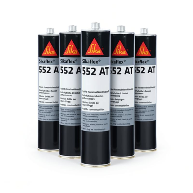 Sika Sikaflex-552 At Set Da 6 Cartucce - Sigillante Adesivo Poliuretanico Auto