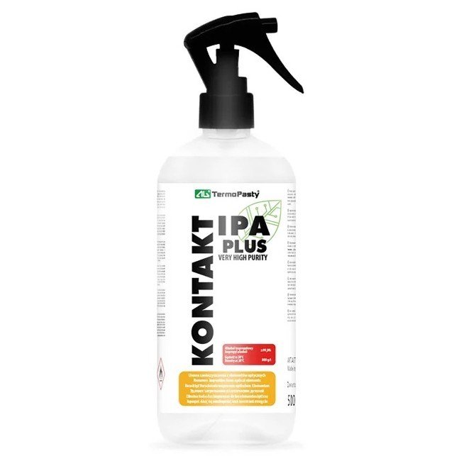 Contact Ipa Plus. High Purity Isopropyl Alcohol. Removes All Impurities From Optical Elements. Leaves No Marks Or Stains. Has Degrading Properties. Plastic Bottle 500 Ml.