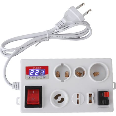 Multifunktionales Led-parametermessgerät – Misst Spannung, Strom Und Leistung Mit Led-anzeige – Kompatibel Mit B22, E14, E27, Gu10, G4 Bis G12, G9 Sockeln (eu-anschluss, 85–265 V)