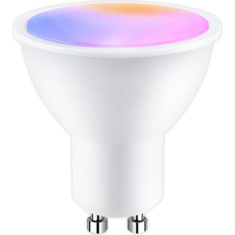 Stück Gu10 Wlan-smart-glühbirne, 5 W, 400 Lm, Rgb-led, 2700 K–6500 K, Kompatibel Mit Alexa/google Home, App-fernbedienung, Sprachsteuerung, Kein Hub Erforderlich