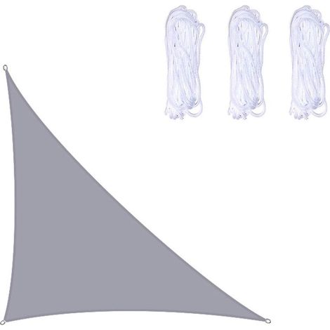 Sonnensegel (345 M) – Dreieckige Form, An Der Wand Befestigt, Blockiert Effektiv Uv-strahlen, Geeignet Für Markisen, Terrassen, Gärten, Außenanlagen, Strände Und Verschiedene Outdoor-aktivitäten