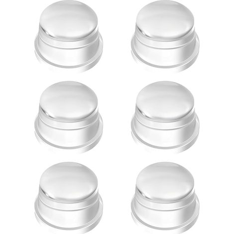 Türstopper, Wandmontierte Türgriffstopper, Transparente Klebe-türstopper, Silikon-türstopper, Für Schränke, Küche, Badezimmer, Schlafzimmer (rund)