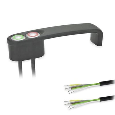 422-ZD-T2-K-5-SW Bügelgriffe, mit elektrischer Schaltfunktion, mit Kabel