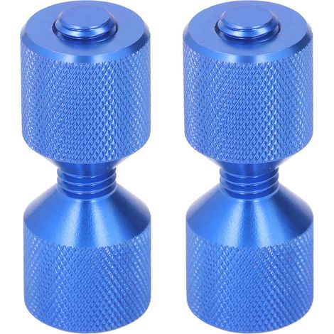 Ausrichtstifte Aus Eloxiertem Aluminium Für Flansche, 2 Stück, 1 Bis 1/8 Zoll, Doppellochstift-set Für Flansche Von 0,5 Bis 14 Zoll, 150 Lb, Blau.