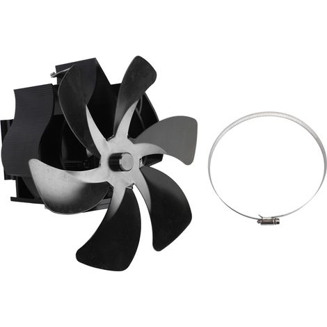 6-blatt-ofenlüfter, Energiesparend, Leiser Betrieb, Wärmebetriebener Kaminventilator Für Holzfeuer/holzscheite/kamin