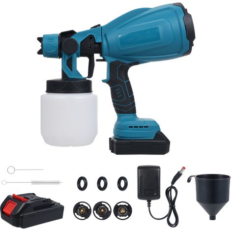 Elektrische Farbspritzpistole (210 W), Latexfarbe, 3 Sprühmodi, 38.000 U/min Motor, 800 Ml Tank, Ideal Zum Lackieren Von Möbeln, Schränken, Zäunen, Wänden, Türen Und Gartenstühlen