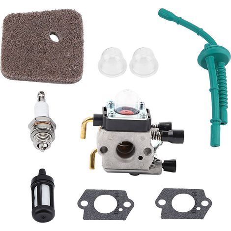 Vergaser – Vergaser-reparatursatz Für Stihl Fs55, Fs55r, Fs55rc, Fs38, Km55, Hl45, Km55r (luftfilter, Kraftstoffleitungssatz, Zündkerzensatz, Austauschset Für Freischneider/rasenmäher)