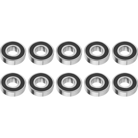 10 Stück 6204-2rs Hochgeschwindigkeits-doppelseiten-rillenkugellagerdichtung 17x47x14mm