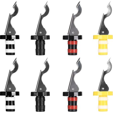 Hebelverschluss-set (8 Stück) Für Wein-, Wasser- Und Andere Getränkeflaschen. Wiederverwendbare Universalverschlüsse Für Wein, Champagner, Bier Und Andere Getränke.