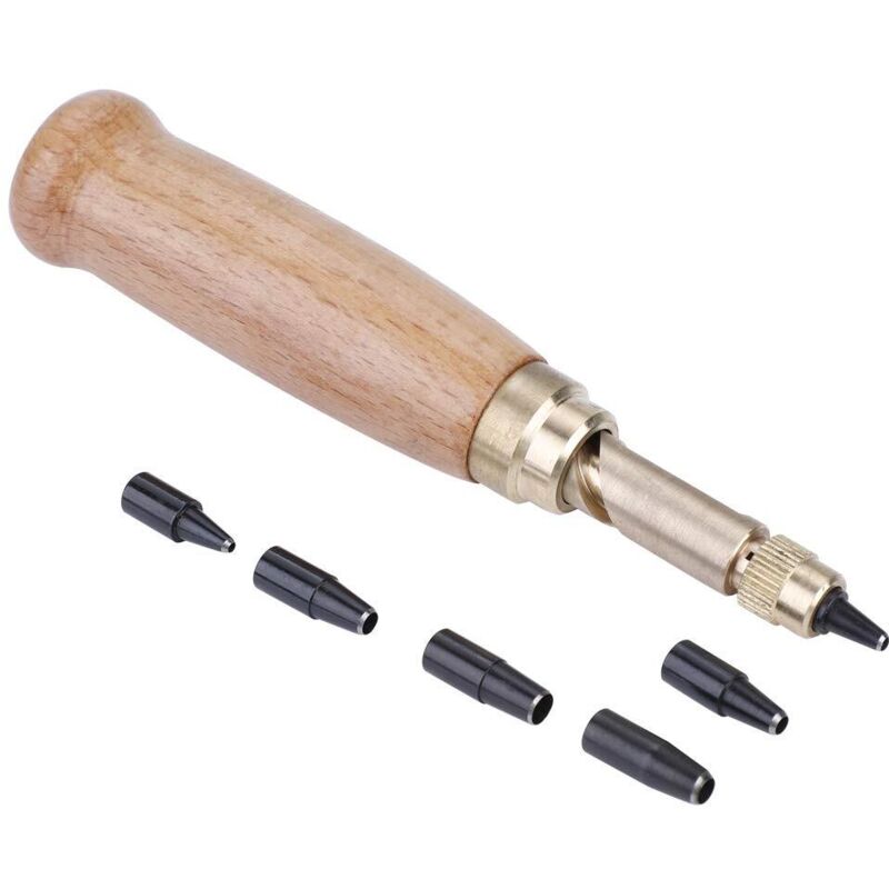 Ledernähstanze, Automatische Gürtelstanze Mit 1,5/2/2,5/3/3,5/4 Mm Stanzspitzen
